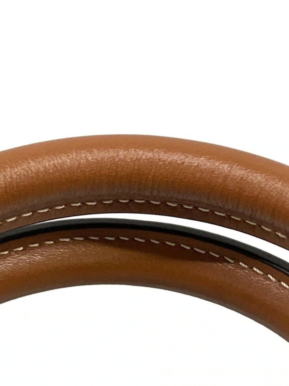 CELINE Mini Vertical Cabas Tan(Black, Brown) Brown) Triomphe Canvas Calf Skin - Picture 8 of 15